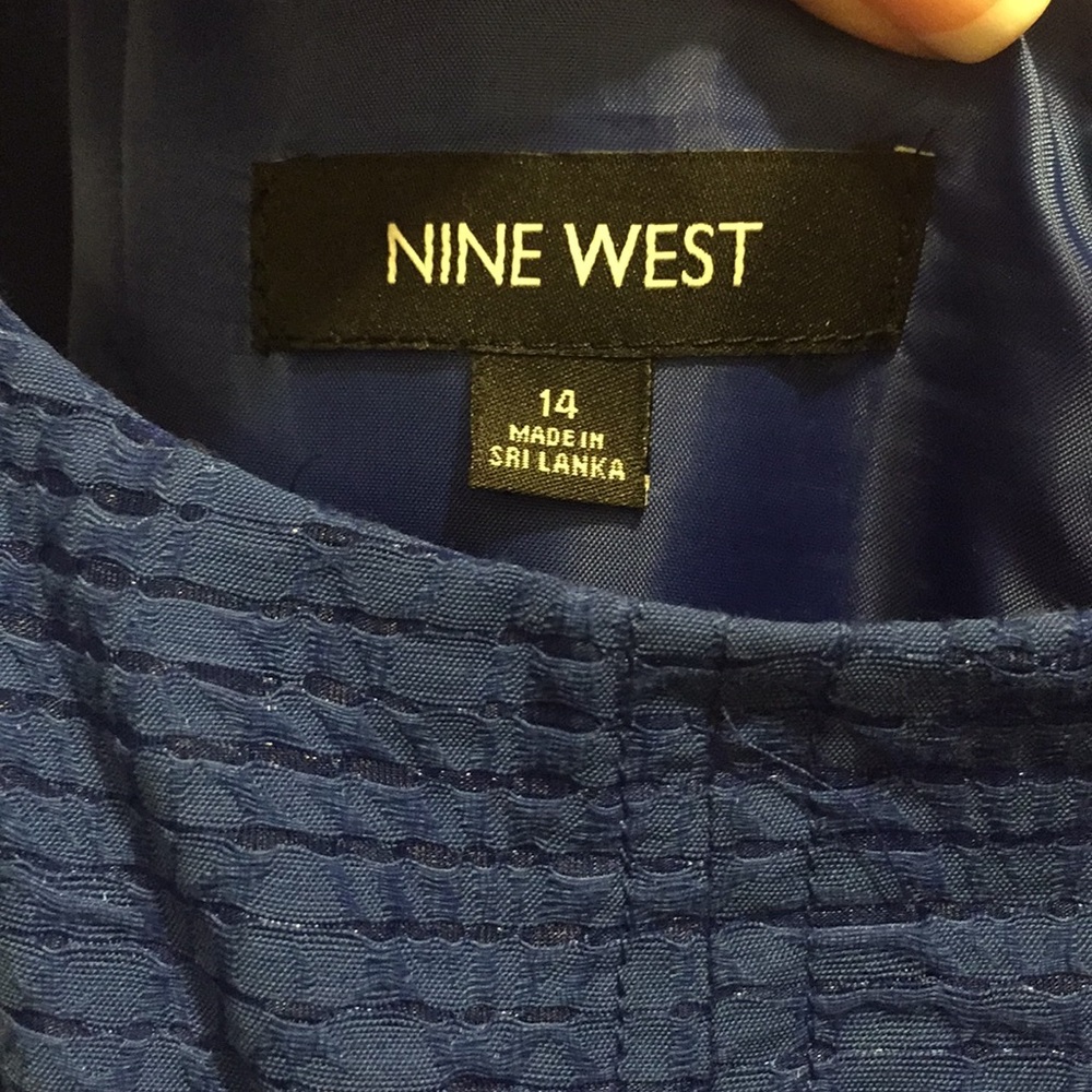 NWT Nine West blue dress - Picture 6 of 7